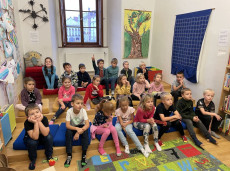 Žáci 1.A v krajské knihovně