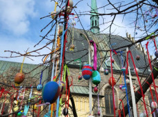 Velikonoční výzdoba města