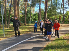 Třída 5.B na dopravním hřišti