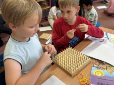 Geometrie s gumičkami ve 3.B