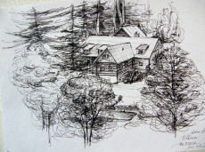 Kresba ze školy v přírodě